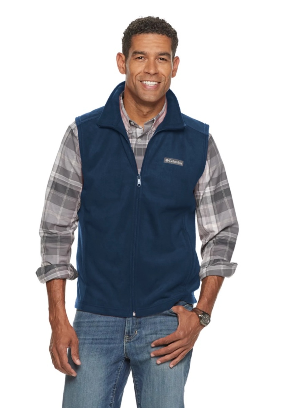 Columbia fleece vest men’s size XL